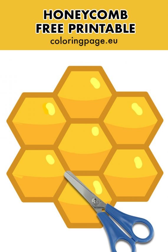 Honeycomb Coloring Page 9