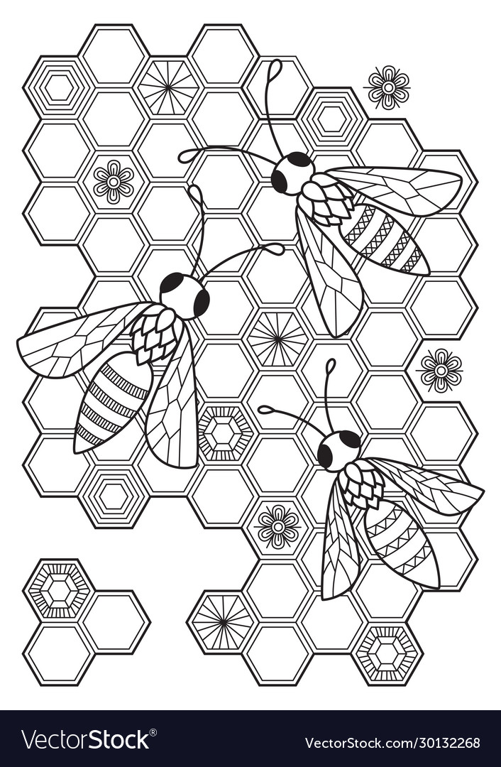 Honeycomb Coloring Page 90