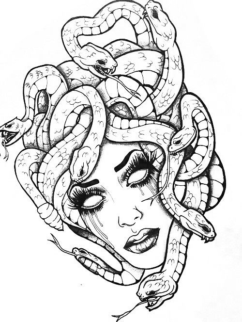 Medusa Coloring Pages 24