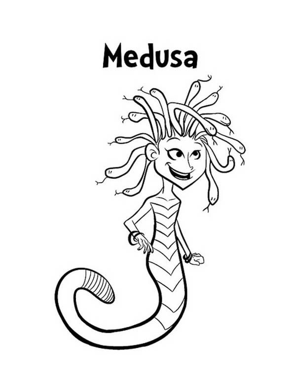 Medusa Coloring Pages 27