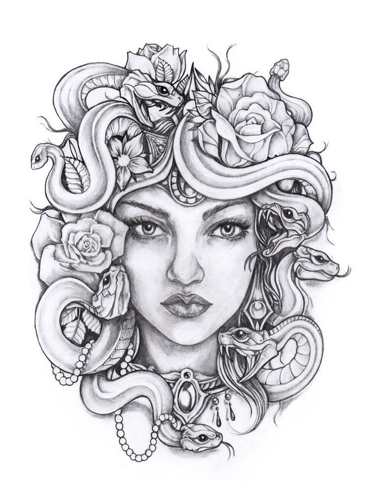 Medusa Coloring Pages 3