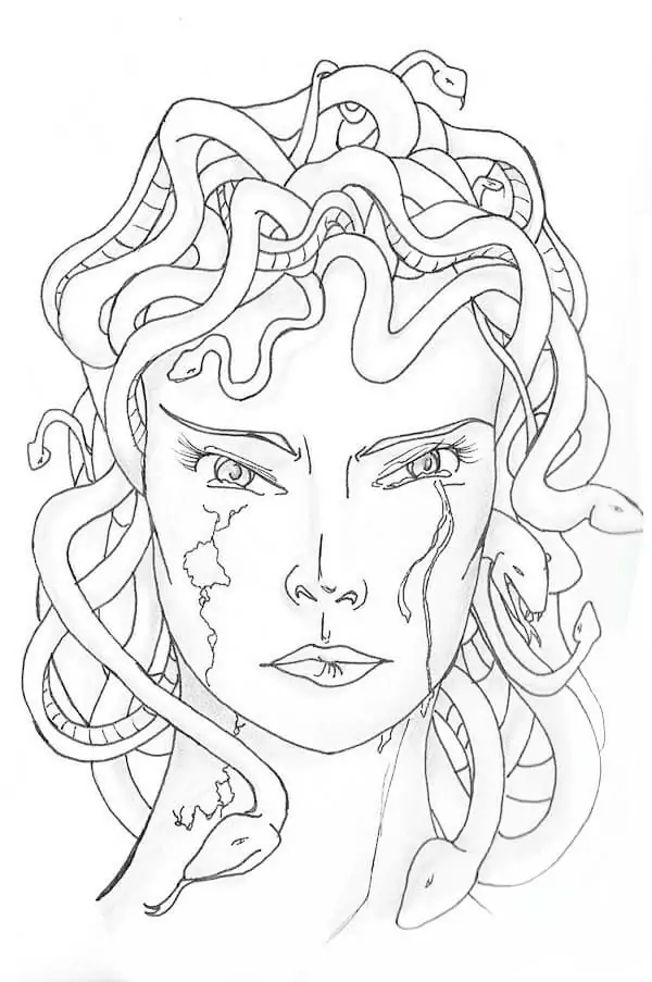 Medusa Coloring Pages 39