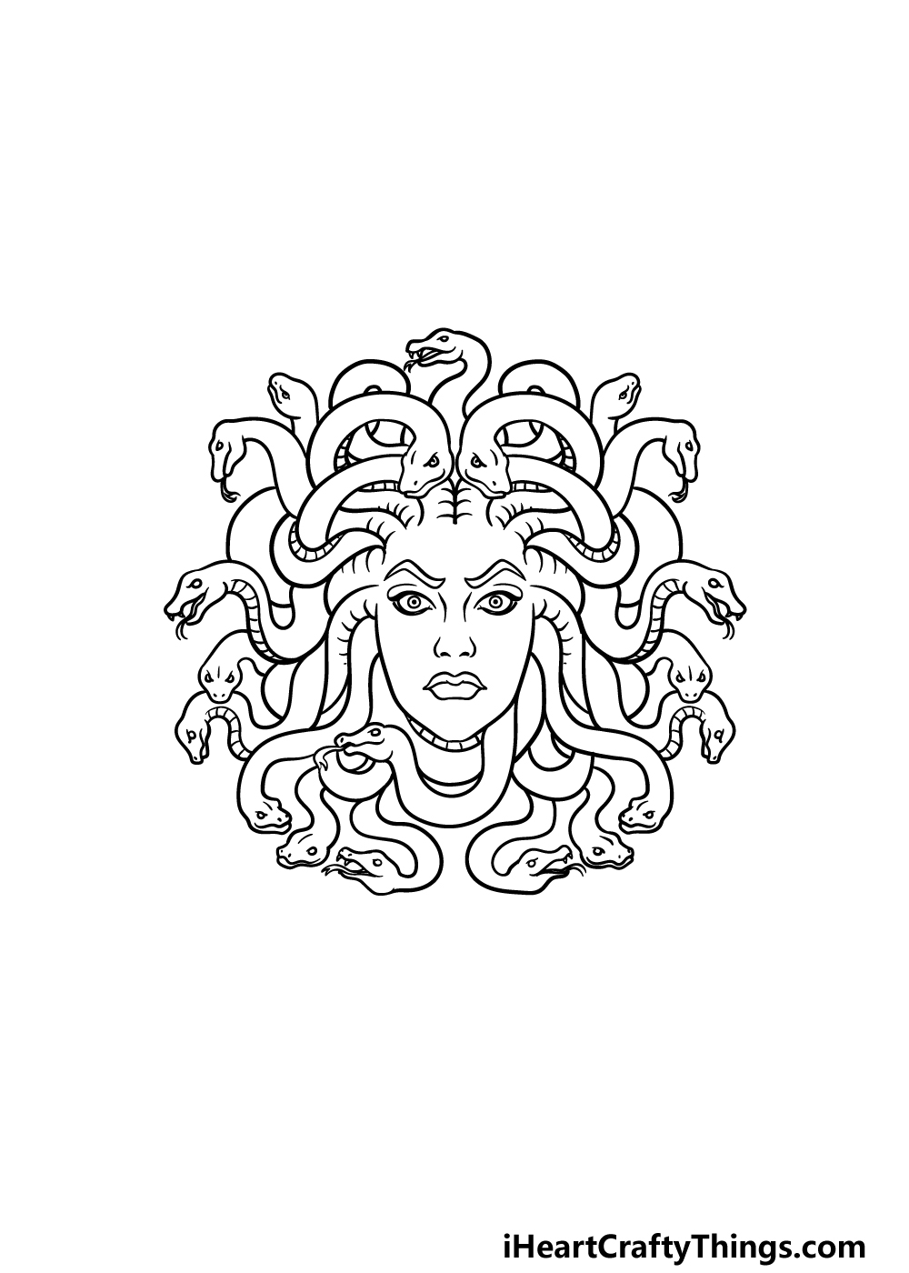 Medusa Coloring Pages 40