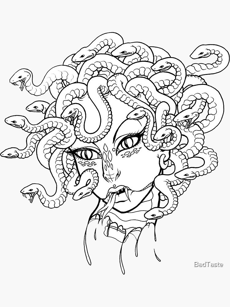 Medusa Coloring Pages 54