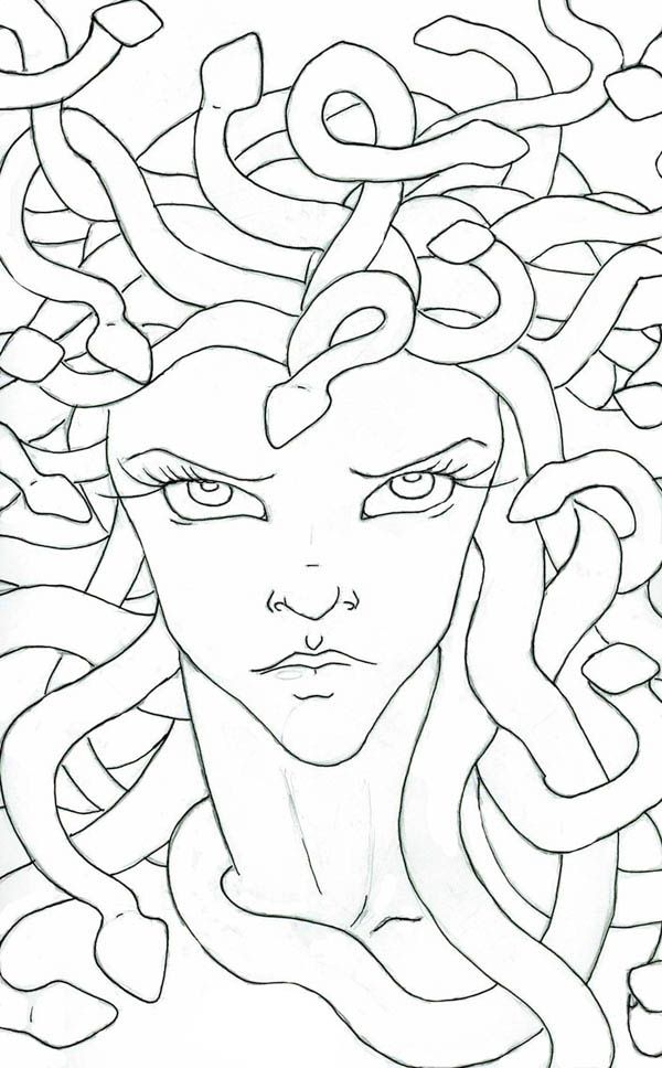 Medusa Coloring Pages 55