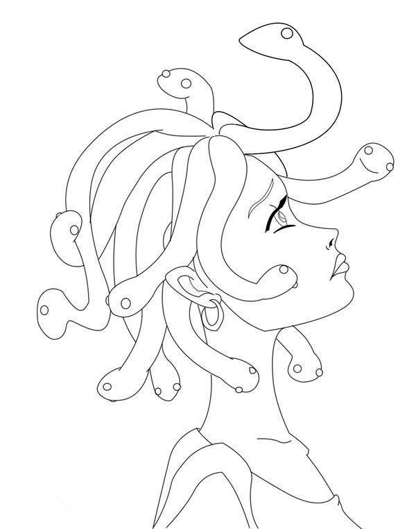 Medusa Coloring Pages 58