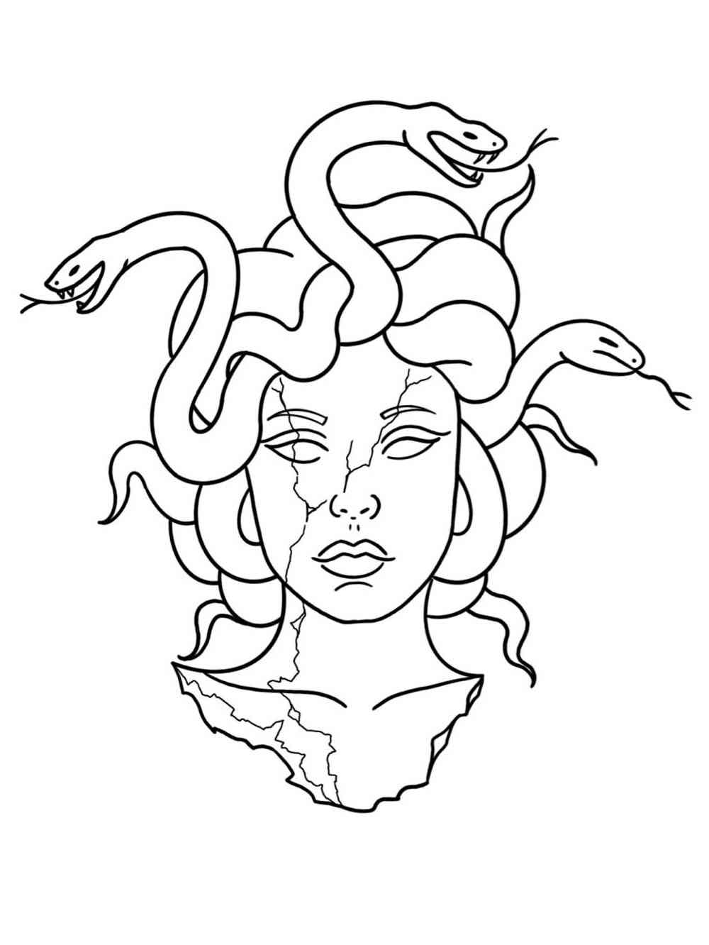 Medusa Coloring Pages 71