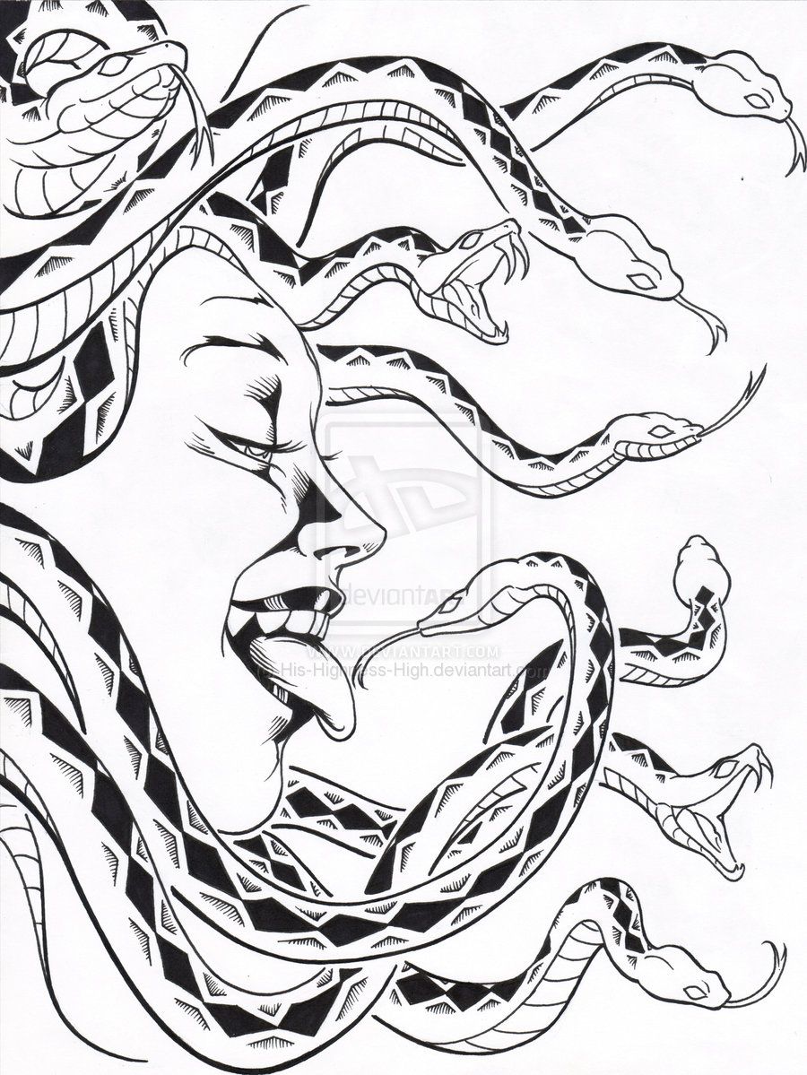 Medusa Coloring Pages 72