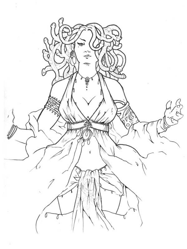 Medusa Coloring Pages 81