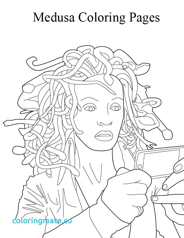 Medusa Coloring Pages 9