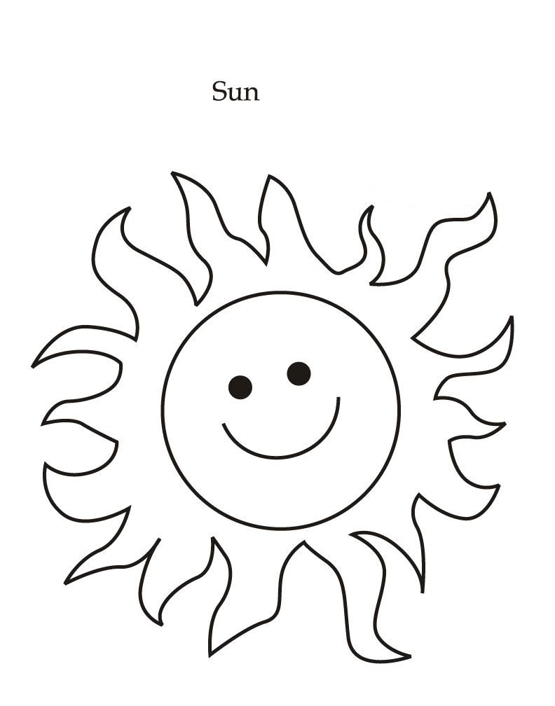 Sunshine Coloring Pages Printable 42