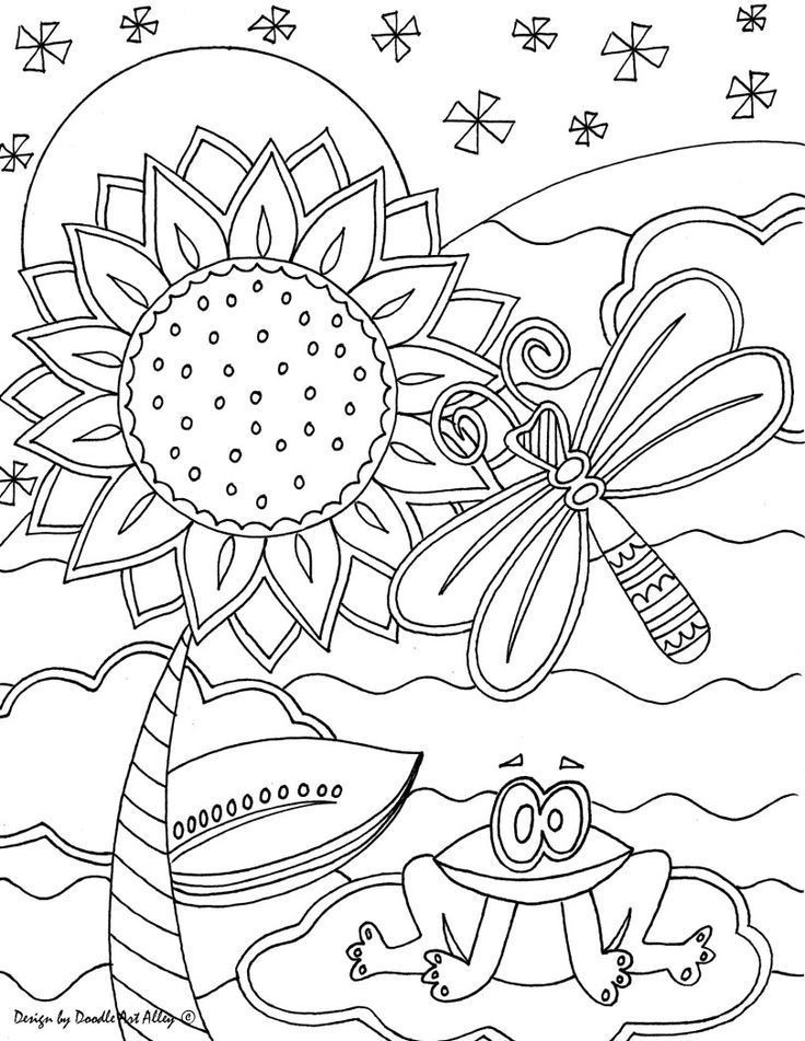 Sunshine Coloring Pages Printable 44