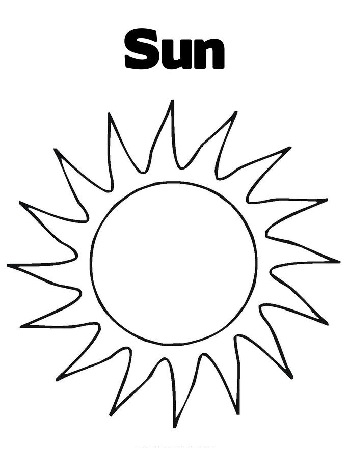 Sunshine Coloring Pages Printable 48