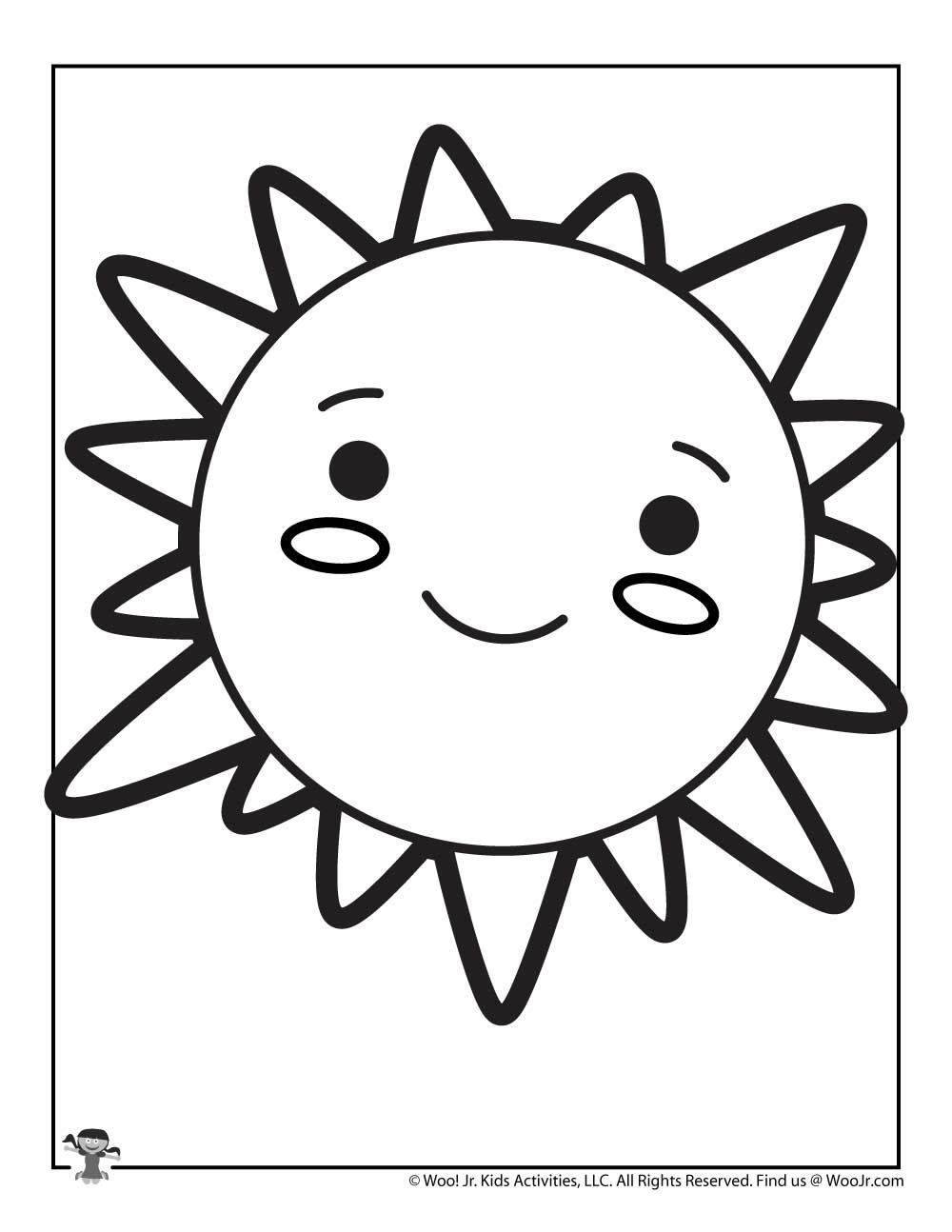 Sunshine Coloring Pages Printable 49