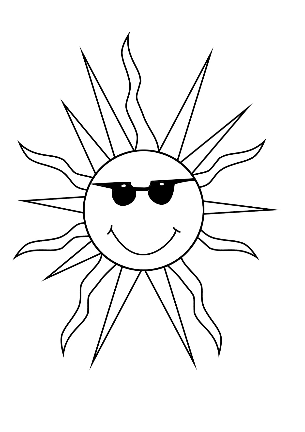 Sunshine Coloring Pages Printable 56