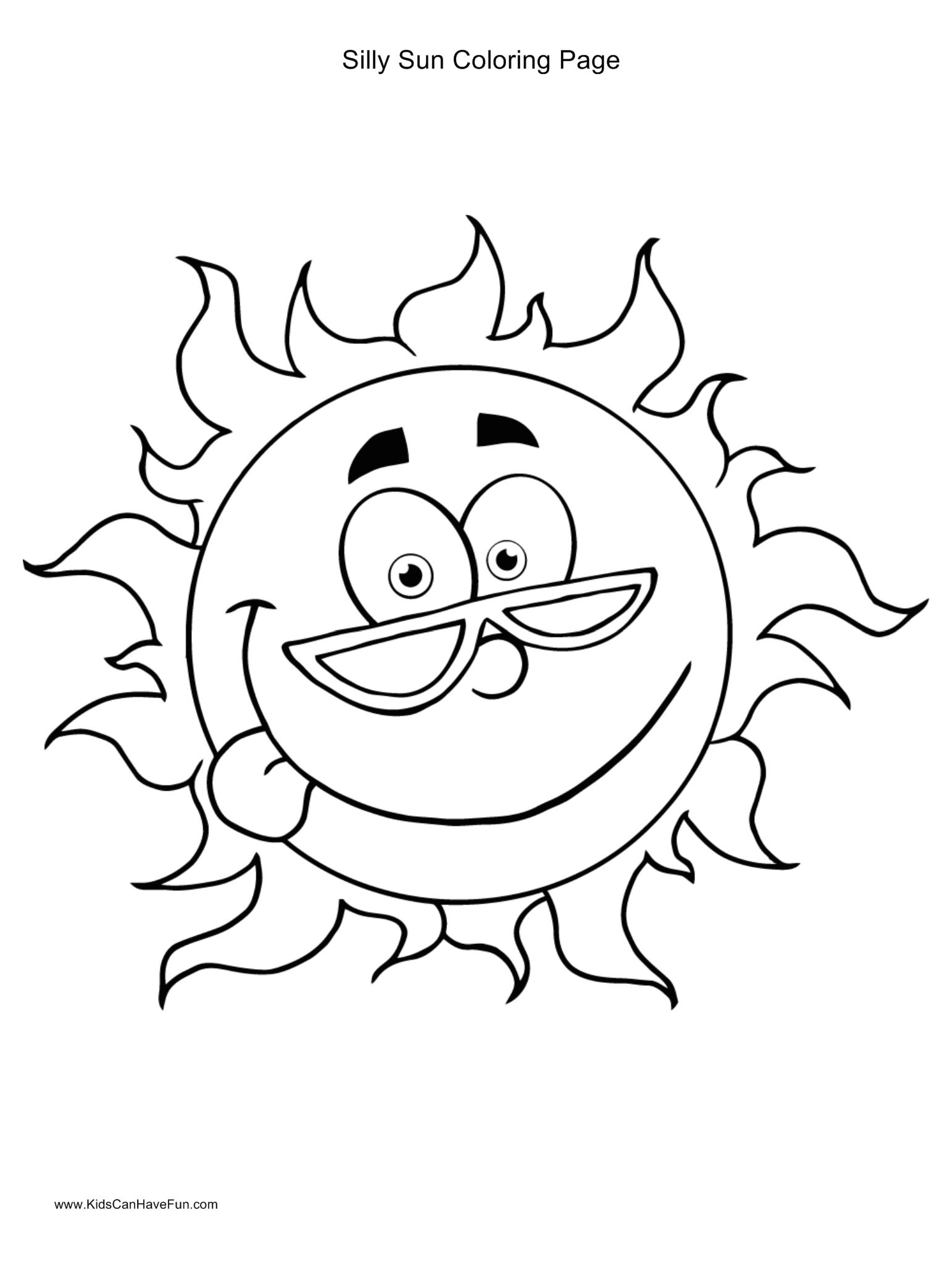 Sunshine Coloring Pages Printable 57