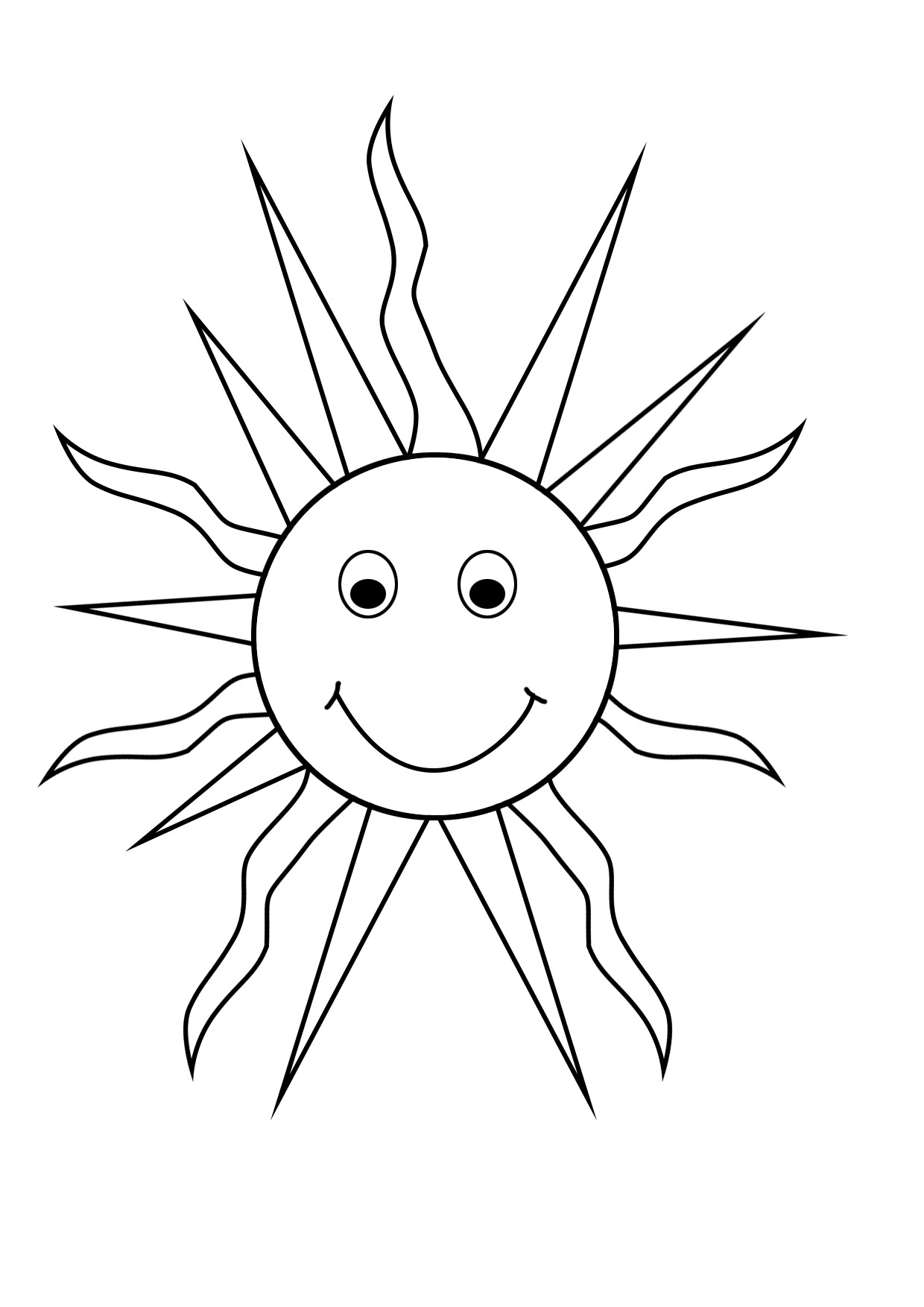 Sunshine Coloring Pages Printable 59