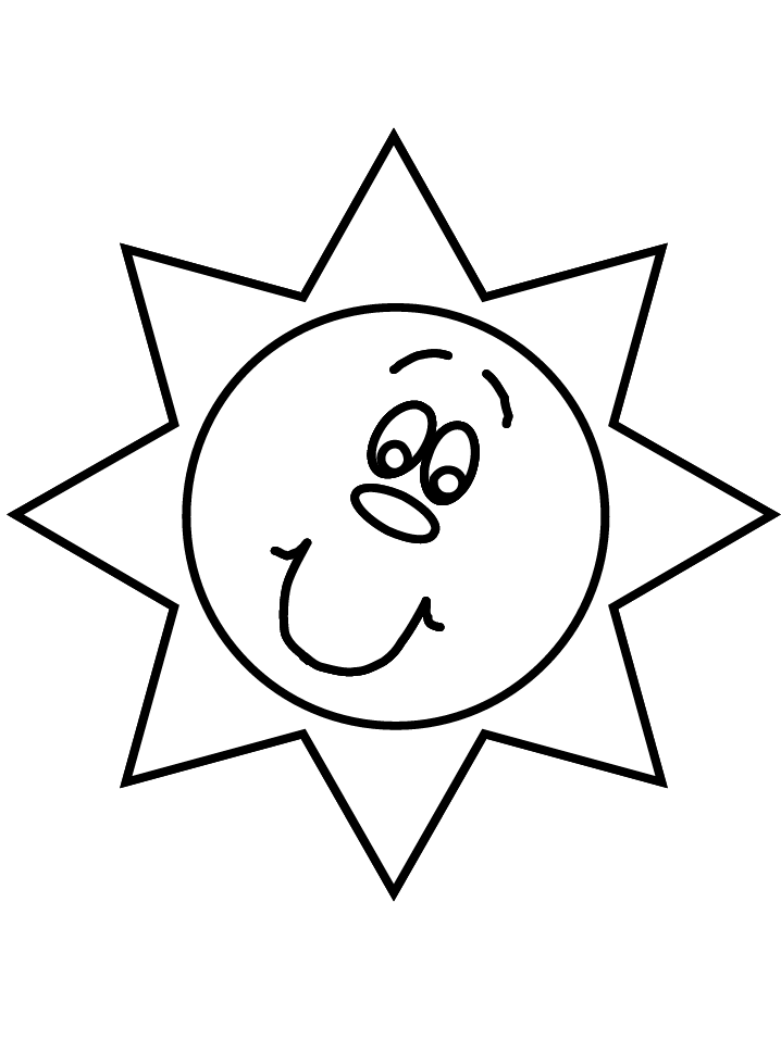 Sunshine Coloring Pages Printable 61