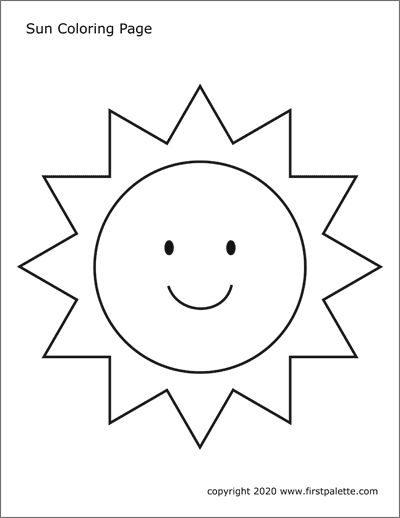 Sunshine Coloring Pages Printable 65