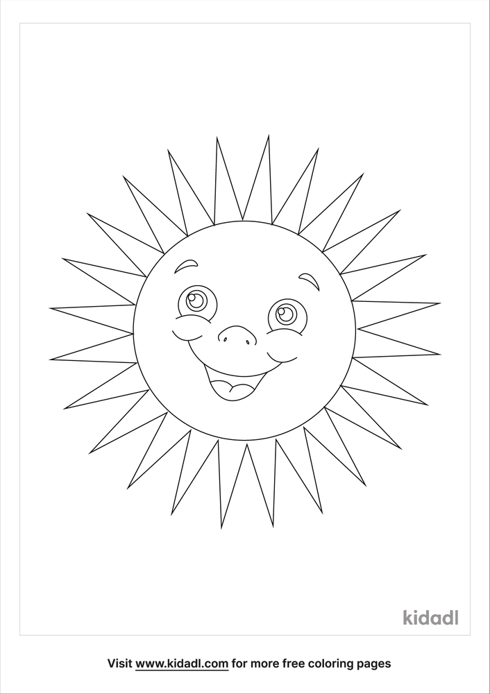 Sunshine Coloring Pages Printable 67