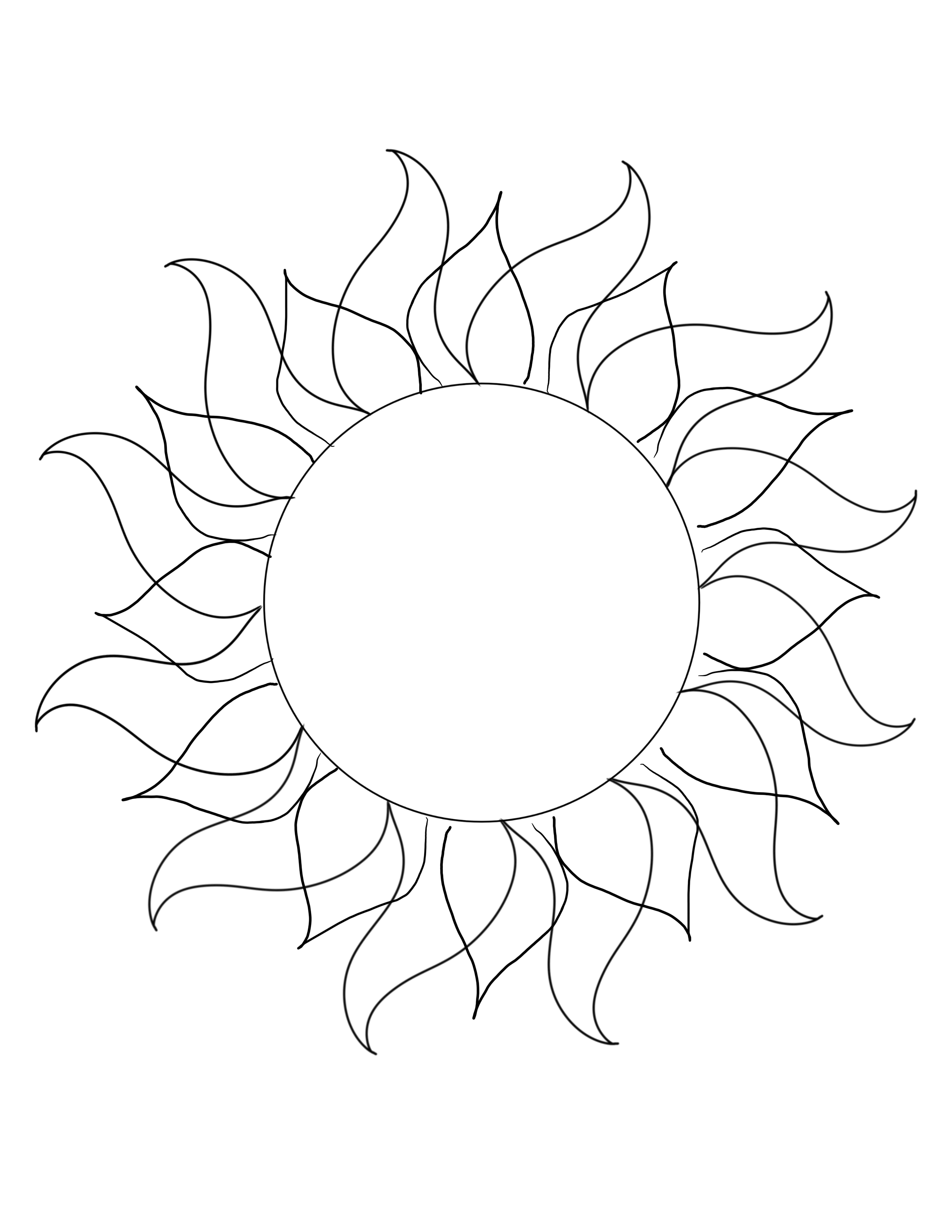 Sunshine Coloring Pages Printable 69