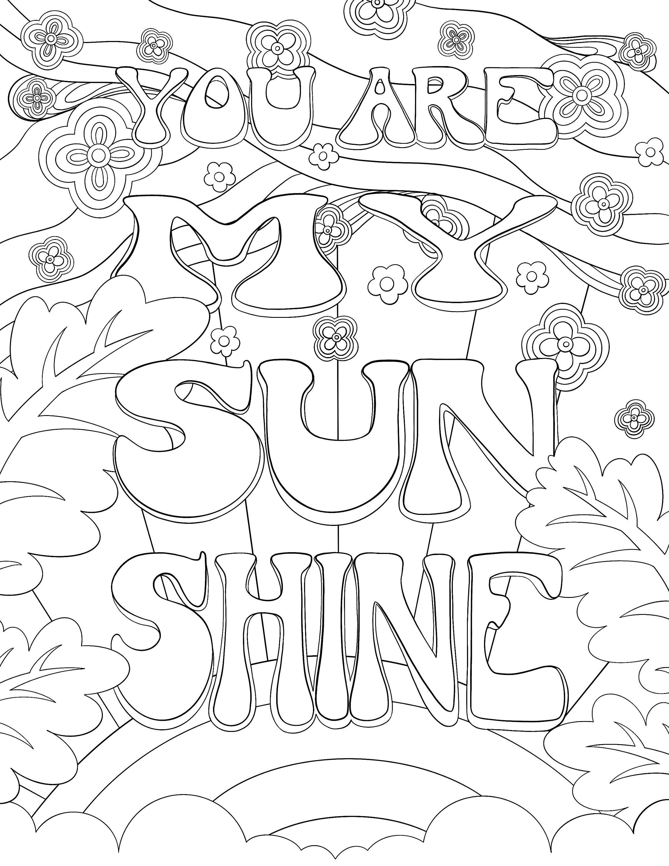 Sunshine Coloring Pages Printable 71