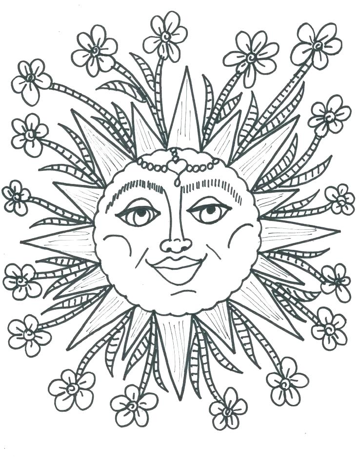 Sunshine Coloring Pages Printable 73