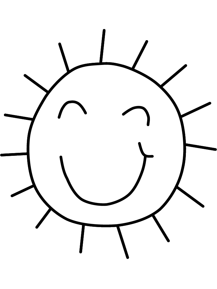 Sunshine Coloring Pages Printable 81