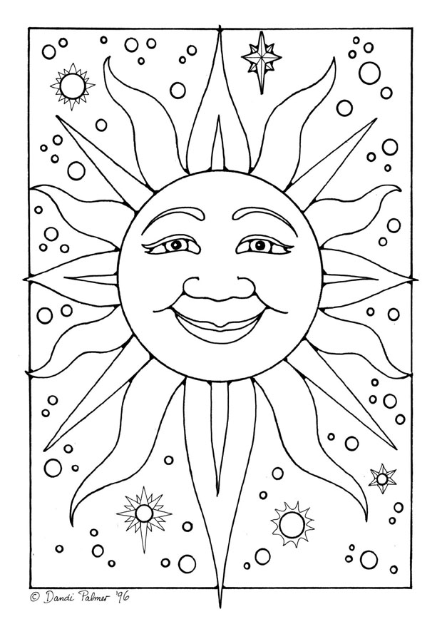 Sunshine Coloring Pages Printable 83