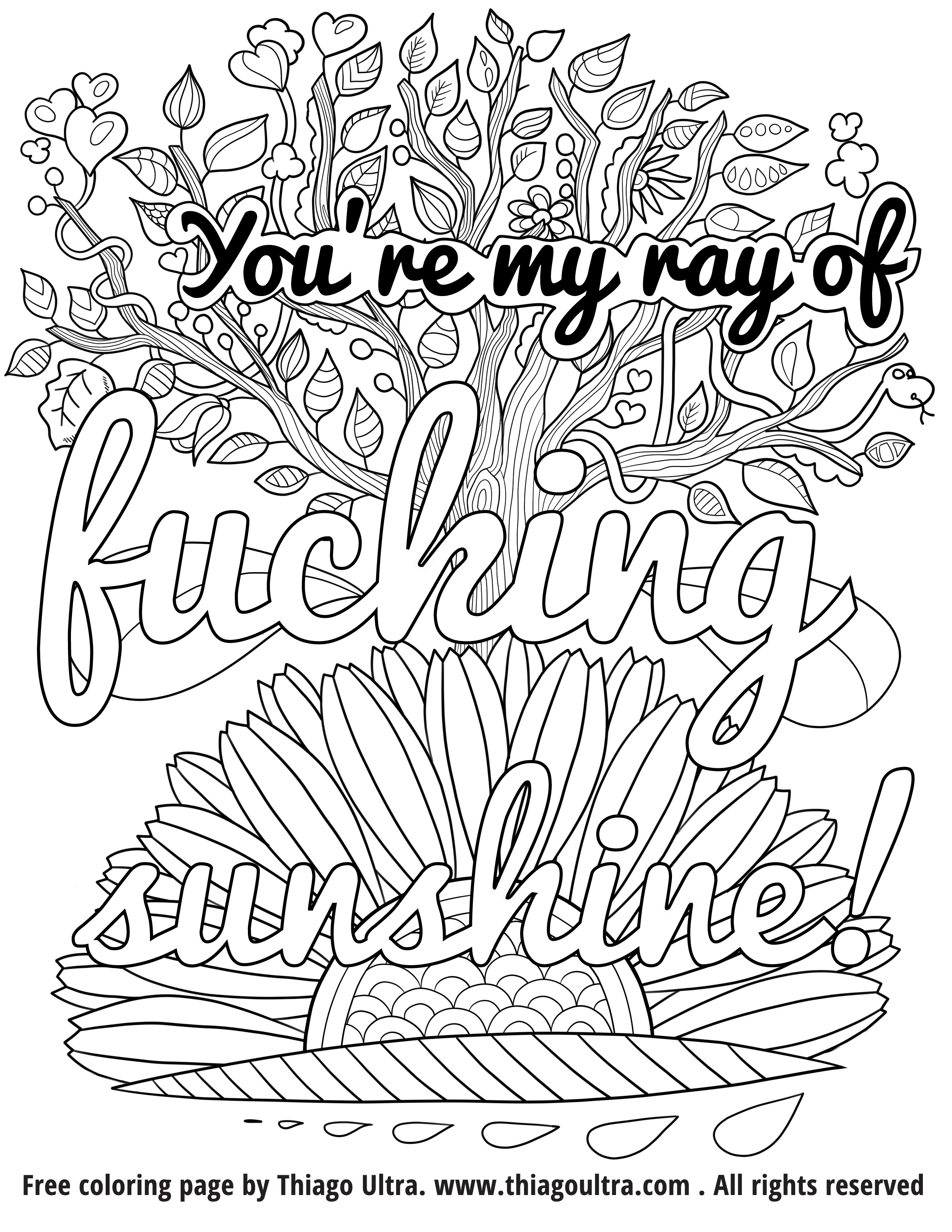 Sunshine Coloring Pages Printable 85