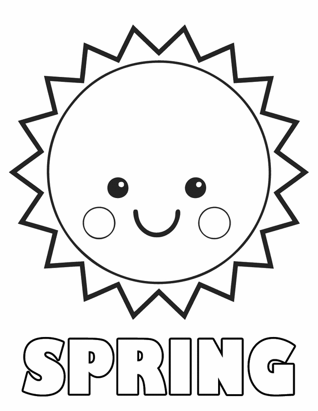 Sunshine Coloring Pages Printable 94