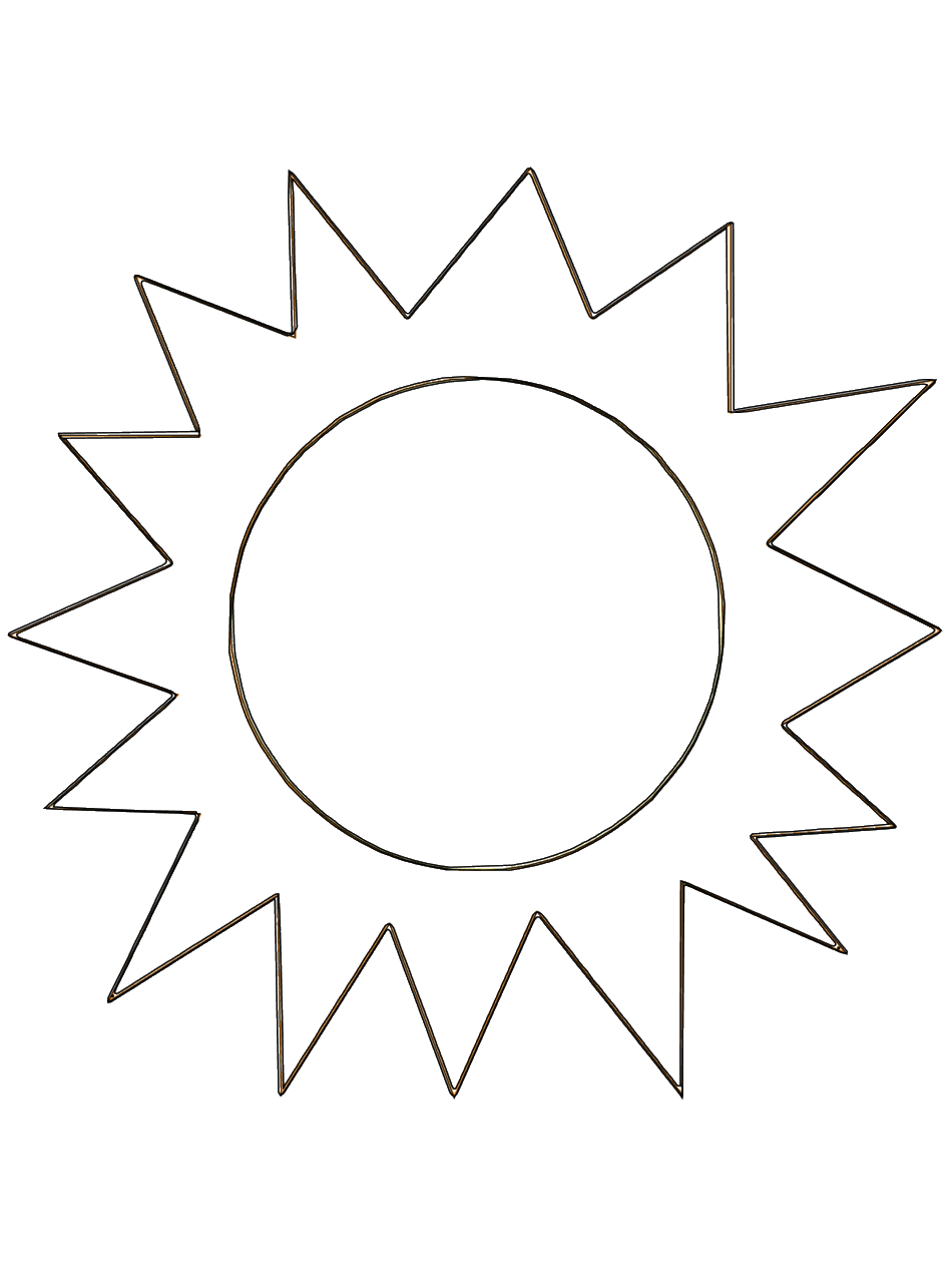 Sunshine Coloring Pages Printable 95