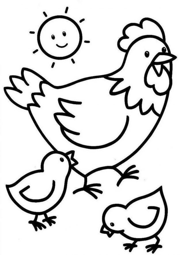 30 Coloring Picture Of Chicken 42