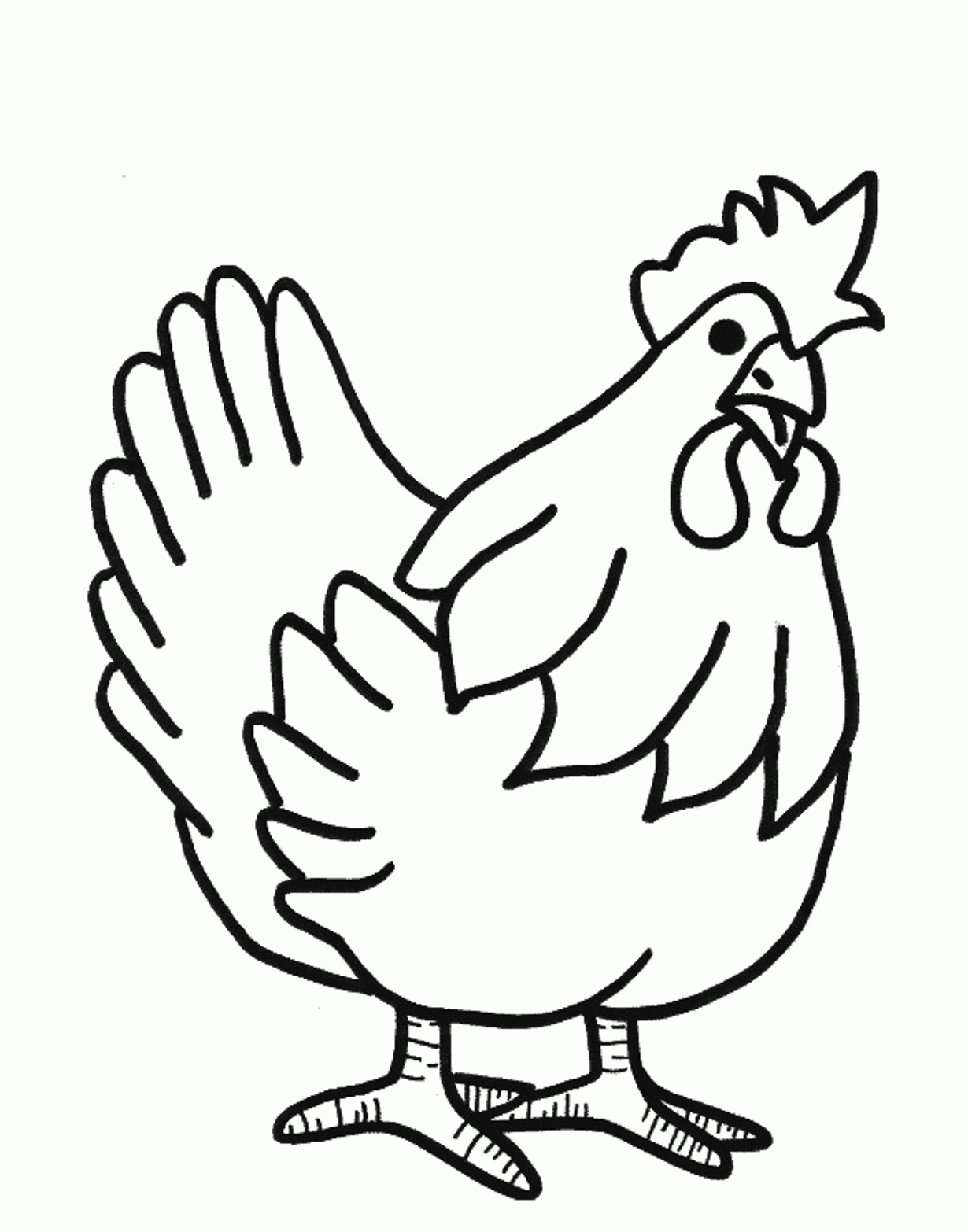 30 Coloring Picture Of Chicken 43