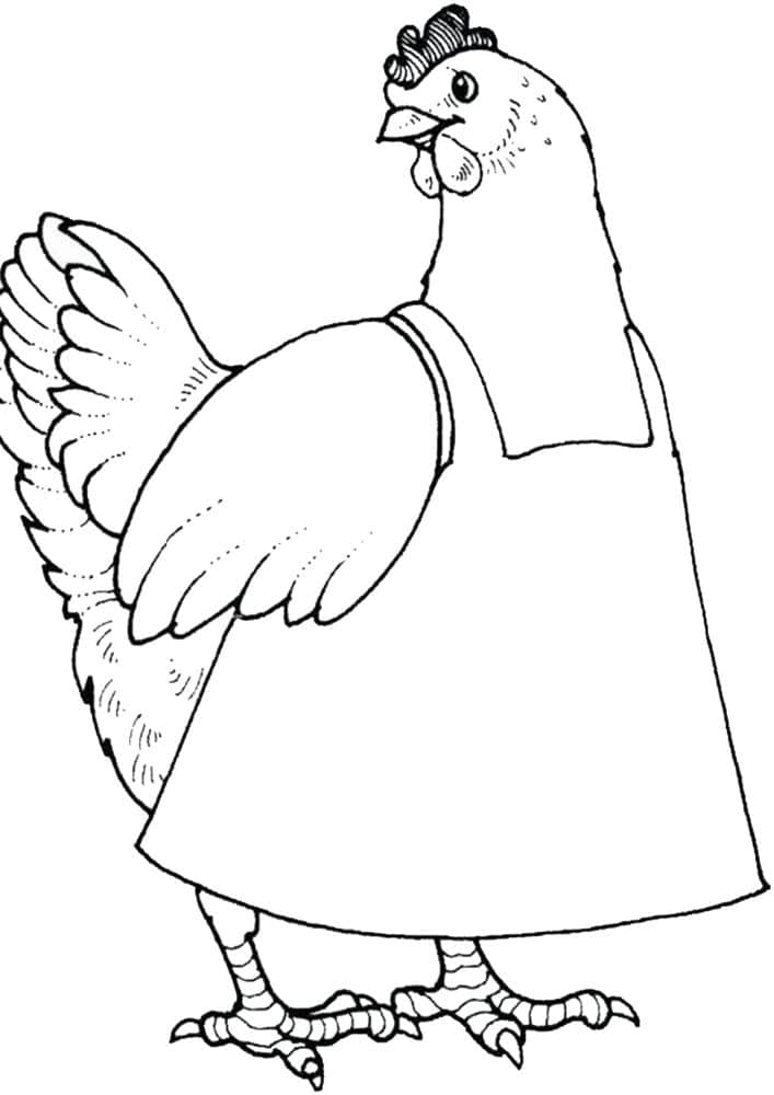 30 Coloring Picture Of Chicken 44