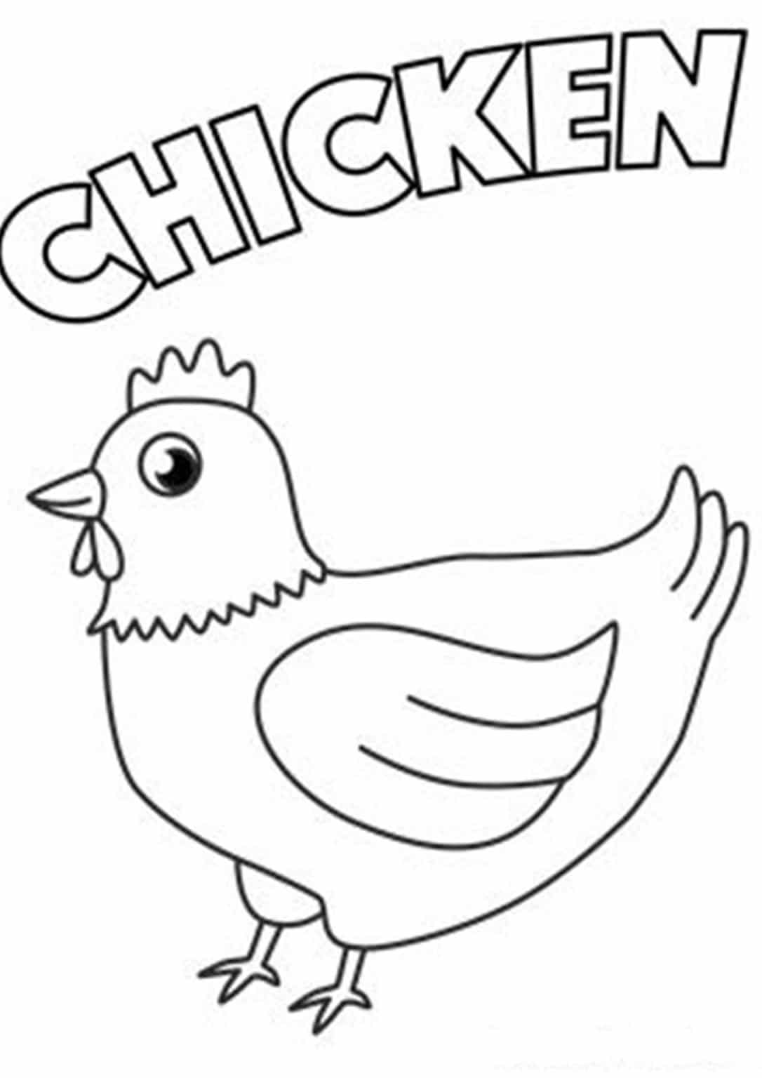 30 Coloring Picture Of Chicken 50