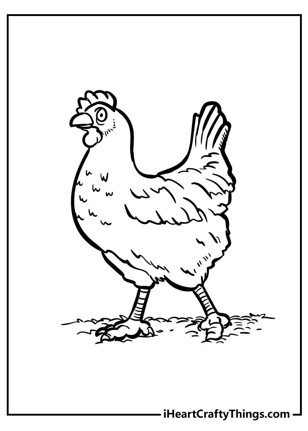 30 Coloring Picture Of Chicken 52