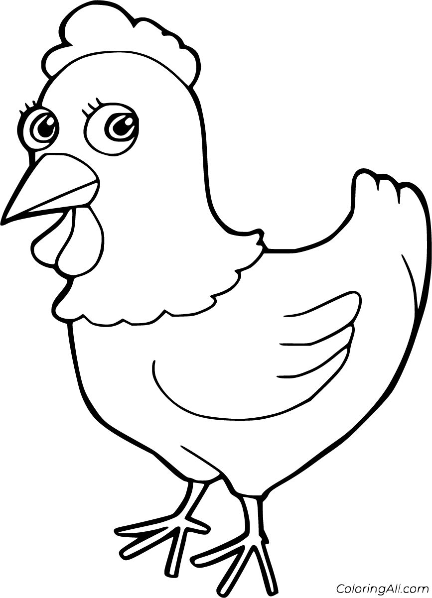 30 Coloring Picture Of Chicken 62