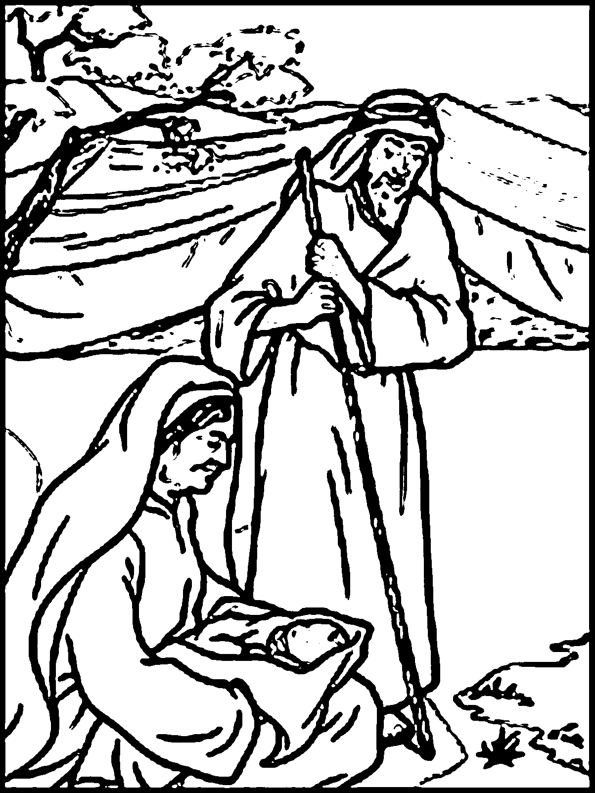 35 Coloring Pages Abraham And Sarah 34