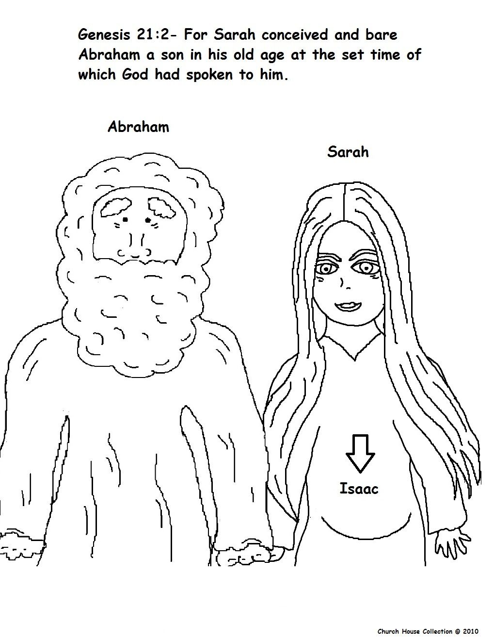 35 Coloring Pages Abraham And Sarah 43