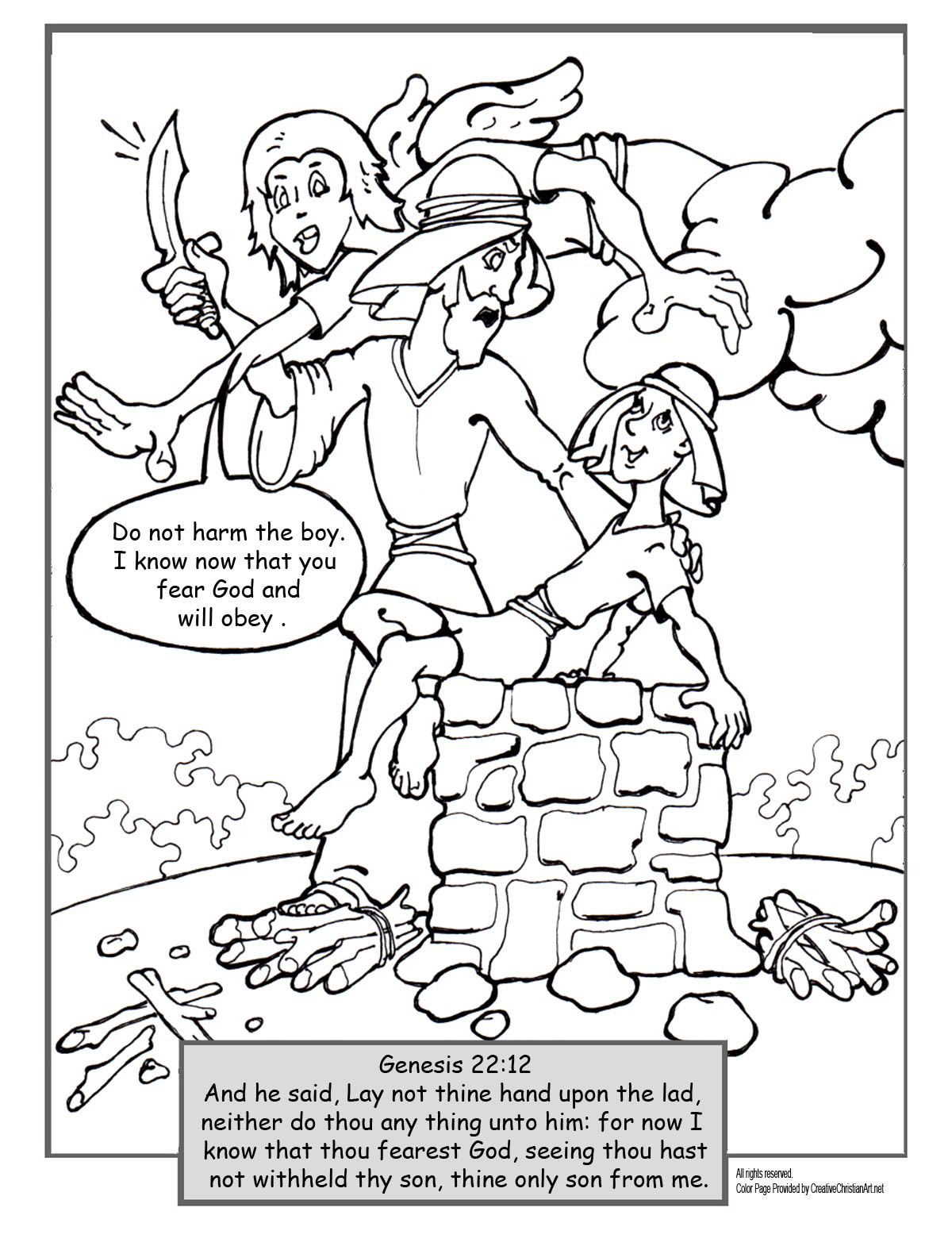 35 Coloring Pages Abraham And Sarah 47