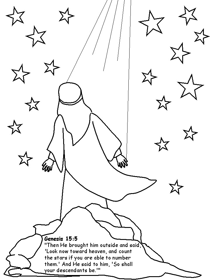 35 Coloring Pages Abraham And Sarah 51