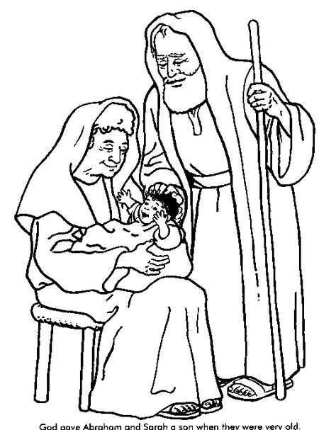 35 Coloring Pages Abraham And Sarah 52