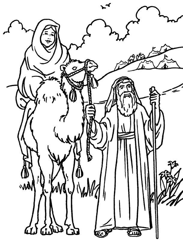 35 Coloring Pages Abraham And Sarah 58