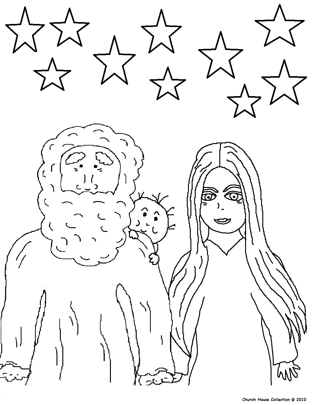 35 Coloring Pages Abraham And Sarah 65