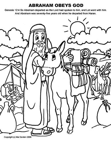 35 Coloring Pages Abraham And Sarah 66