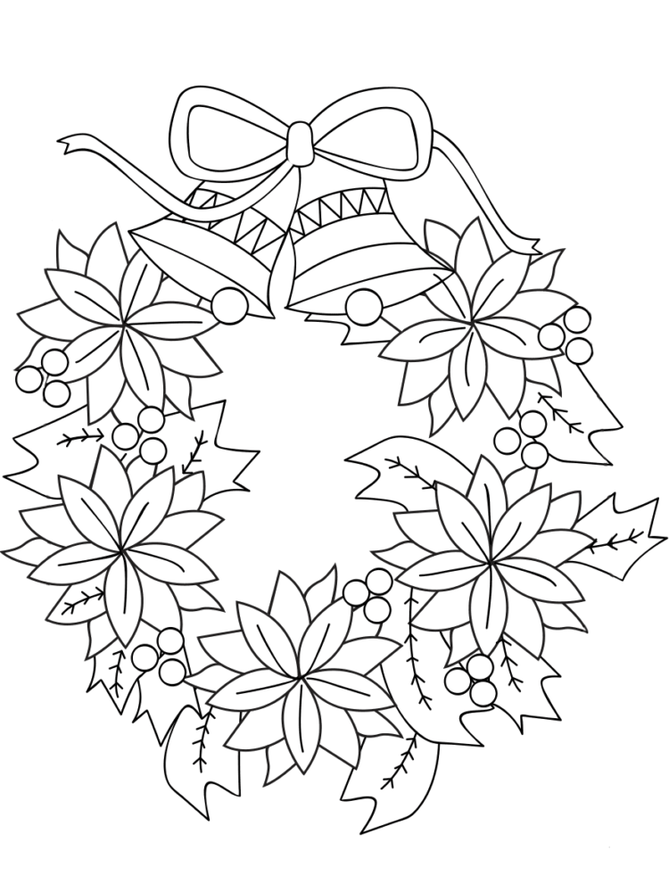 35 Poinsettia Coloring Book 4