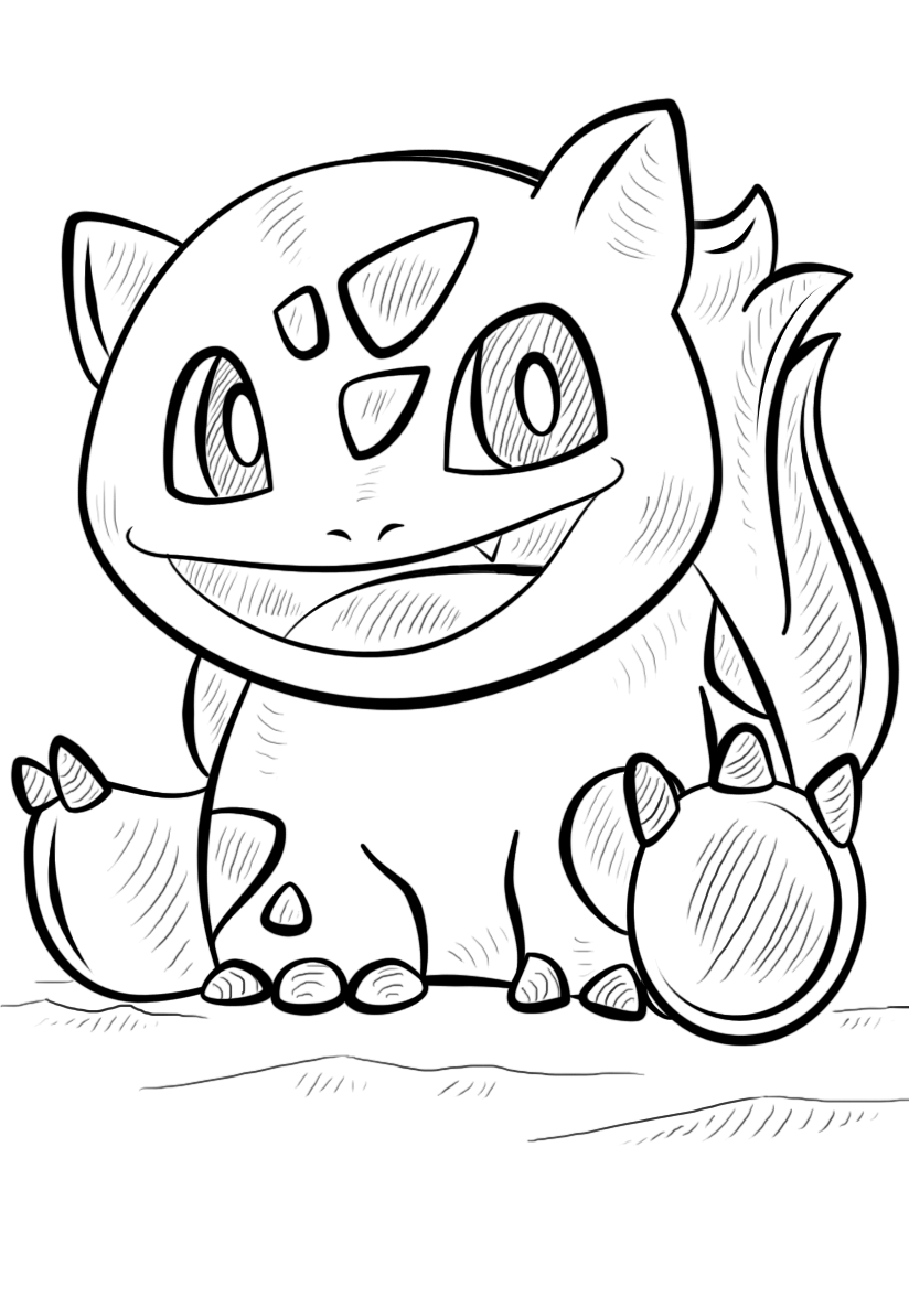 45 Bulbasaur Pokemon Coloring Page 25