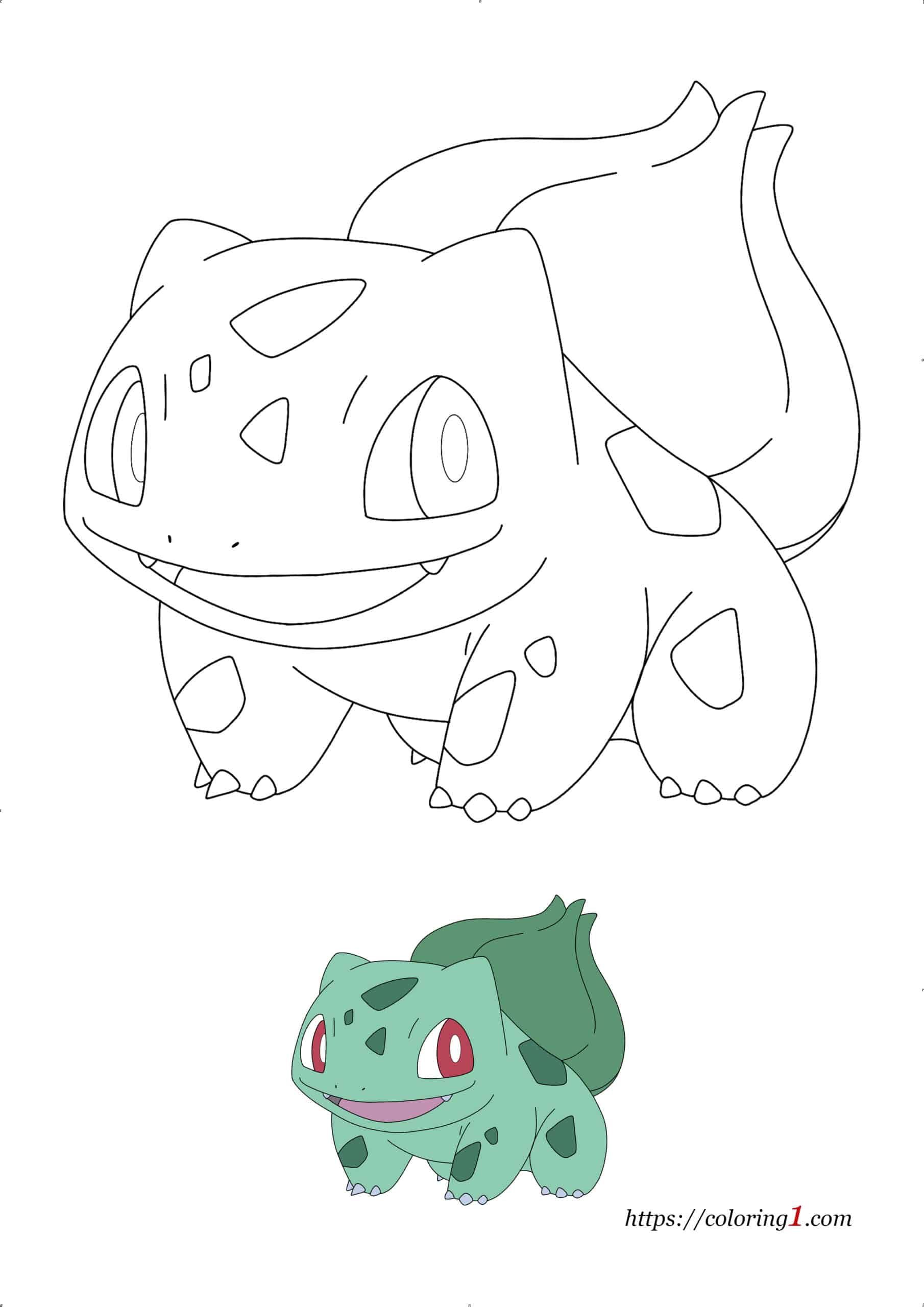 45 Bulbasaur Pokemon Coloring Page 26