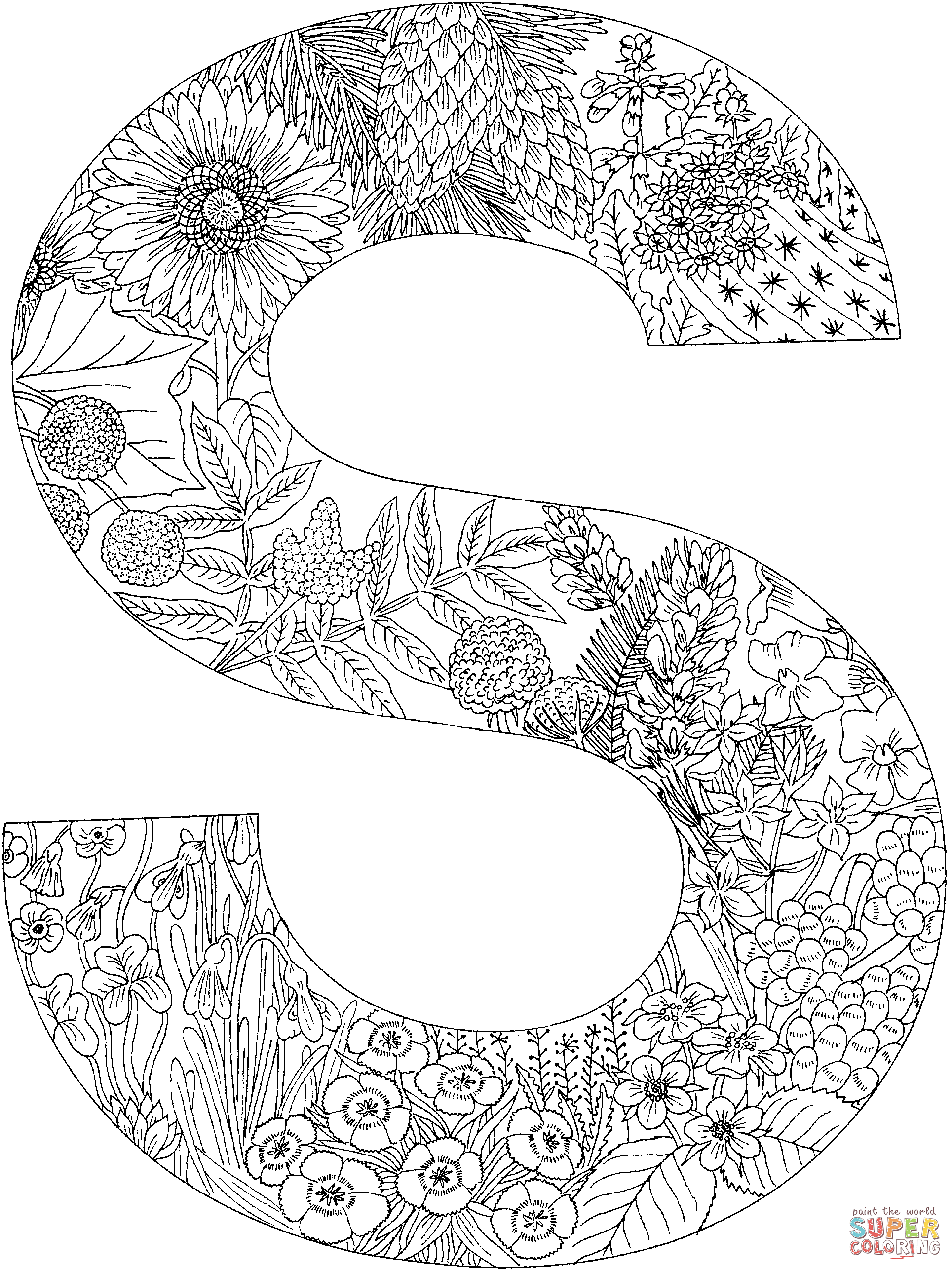 50 Bubble Letter Coloring Pages 7